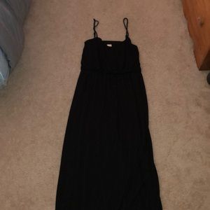 Black maxi dress